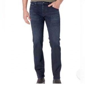 AG Adriano Goldschmied Mens’s The Matchbox Slim Straight Blue Jean 30 x 34